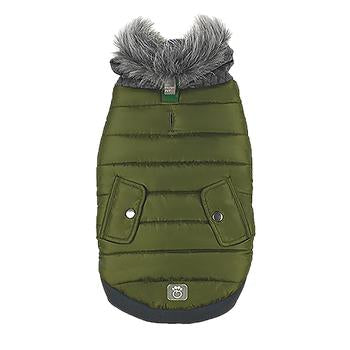 Banff Elasto-fit Dog Jacket - Kale Green