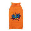 Bark Comic Dog Sweater - Orange