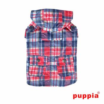 Barrington Dog Raincoat by Puppia - Navy