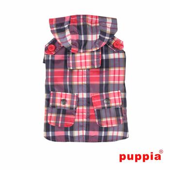 Barrington Dog Raincoat by Puppia - Red