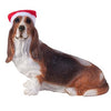 Basset Hound Christmas Ornament - Sitting Profile