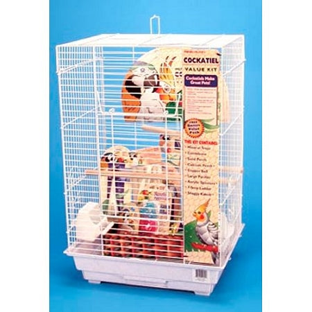 Cockatiel Square Top Bird Cage Kit