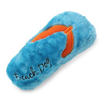 Beach Dog Flip Flop Dog Toy - Blue