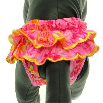 Beach Girl Dog Sanitary Pants by Puppe Love - Pink