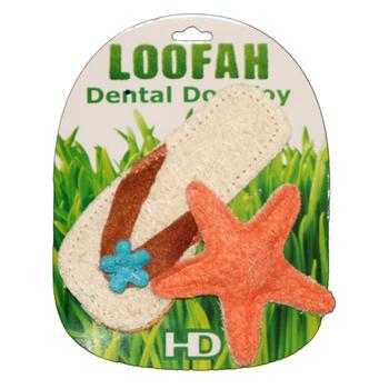 Beach Loofah Dog Toy Combo