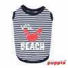 Beach Party Dog Shirt by Puppia - Navy