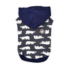 Beale Hooded Dog Shirt By Puppia - Navy