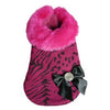 Bella Fur Dog Coat - Pink