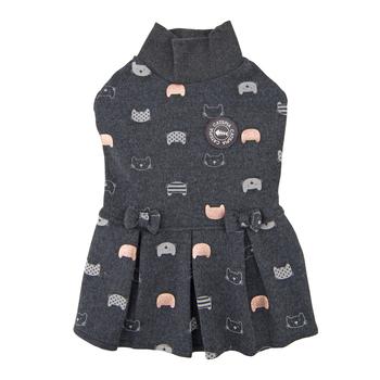 Belle Cat Dress By Catspia - Grey