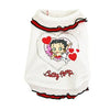 Betty Boop White Ruffle Dog Dress