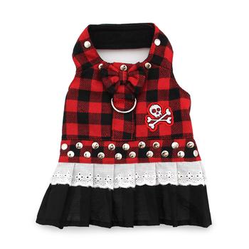 Biker Dress Dog Harness by Doggles - Buffalo Plaid