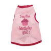 Birthday Girl Dog Tank Top - Pink