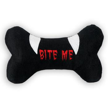 Bite Me Plush Bone Dog Toy by Hip Doggie