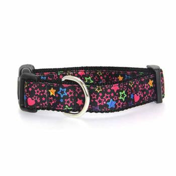 Black Stars Dog Collar