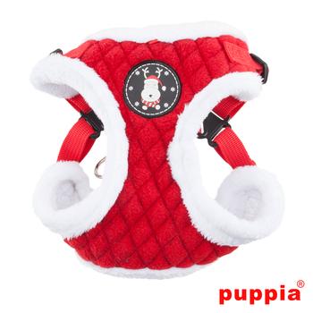 Blitzen Adjustable Step-In Dog Harness by Puppia - Red