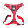 Blitzen Basic Style Dog Harness By Puppia - Red Plaid