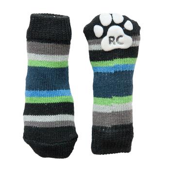 Blue Stripes PAWks Dog Socks