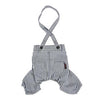 Bobby Dog Suspender Pants by Puppia - Striped Navy