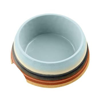 Desert Stripe Dog Bowl by TarHong - Ombre