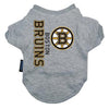 Boston Bruins Dog T-Shirt - Gray