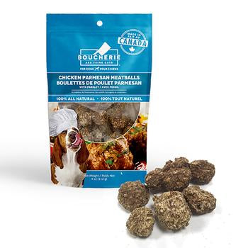 Boucherie Chicken Parmesan Meatballs Dog Treats