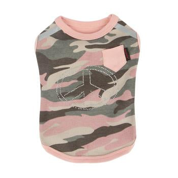 Brigadier Dog Shirt by Puppia - Pink Camo