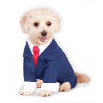 Business Suit Dog Costume - Navy