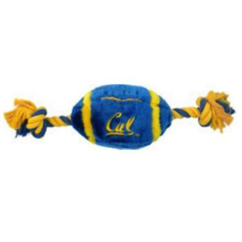 California Golden Bears Plush Football Dog Toy