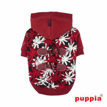 Camassia Dog Hoodie by Puppia - Wine