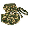 Camo Dog Harness Vest - Green with Swarovski Crystal Star