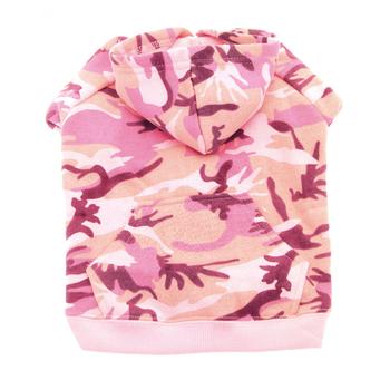 Camo Dog Hoodie - Pink