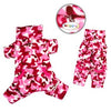 Camouflage Fleece Turtleneck Dog Pajamas by Klippo - Pink