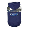 Camp Hooded Dog Shirt By Puppia - Navy