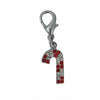 Candy Cane Holiday Collar Charm