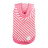 Candy Striped Hooded Dog Sweater by Hip Doggie - Pink