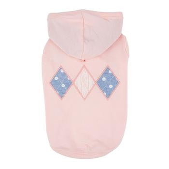 Carys Hooded Dog Shirt by Pinkaholic - Indian Pink - 4 Pet Supply