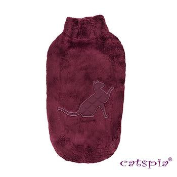 Castor Cat Sweater by Catspia - Wine