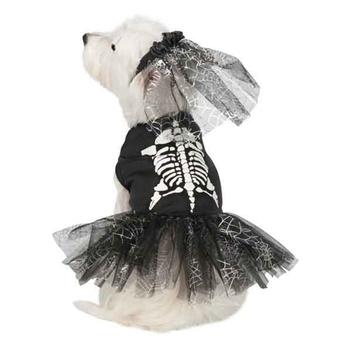 Casual Canine Glow-in-the-Dark Skeleton Zombie Dog Costume