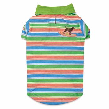 Casual Canine Hawaiian Breeze Polo Dog Shirt with UPF 40