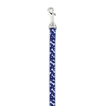 Casual Canine Pooch Pattern Dog Leash - Blue Bone