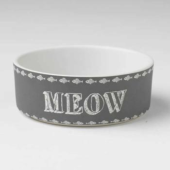 Chalk It Up Meow Cat Bowl