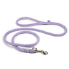 Checkerboard Braided Dog Leash by Yellow Dog - Purple