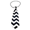 Chevron Big Dog Neck Tie - Black