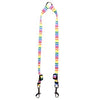 Chevron Dog Coupler Leash by Yellow Dog - Candy Stripe