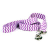 Chevron Dog Leash by Yellow Dog - Grape