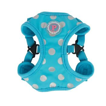 Chic Step-In Adjustable Dog Harness by Pinkaholic - Blue