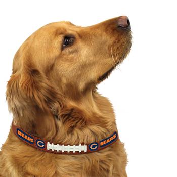 Chicago Bears Leather Dog Collar