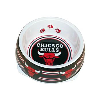 Chicago Bulls Plastic Dog Bowl