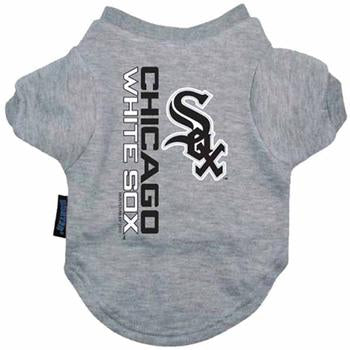 Chicago White Sox Dog T-Shirt - Gray