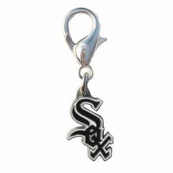 Chicago White Sox Logo Dog Collar Charm